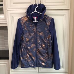 Ivivva by Lululemon girl’s hooded windbreaker jacket